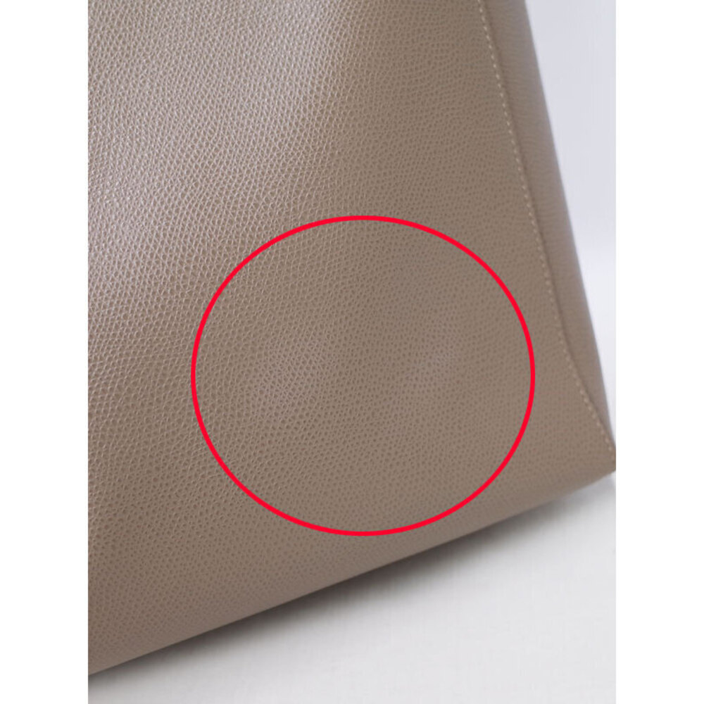 Celine Vertical Cabas Grained Calfskin Leather Shoulder Bag - Picture 4 of 9